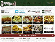 Tablet Screenshot of myfathersplacepizza.com